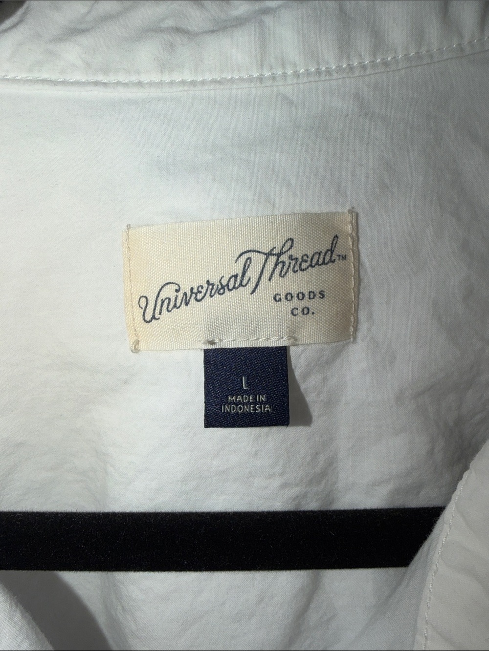 Universal Thread Cropped Tie-Front Button-Up Shirt - White - Picture 5 of 6